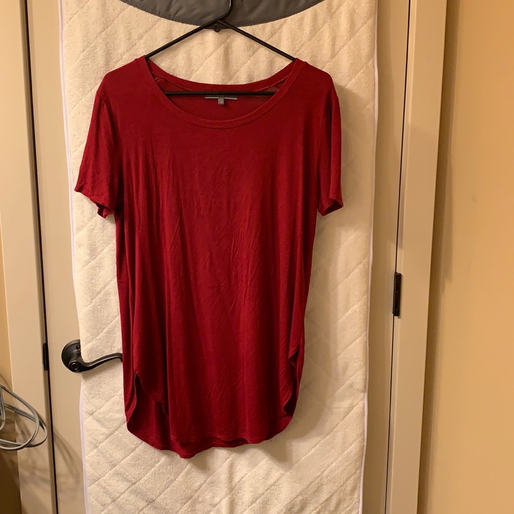 Red T-shirt long